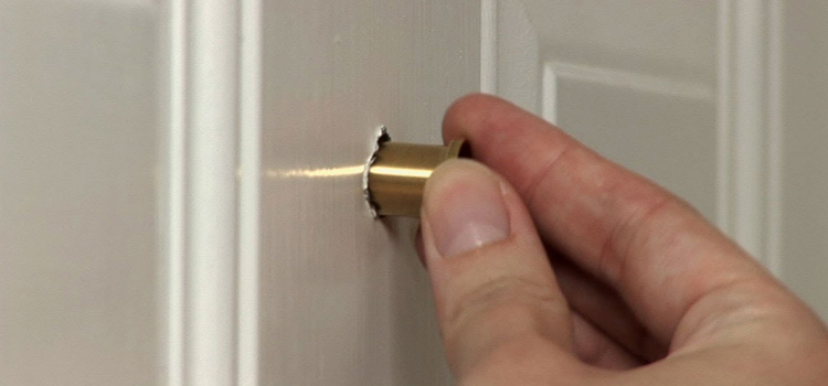 peephole door repair in Florin
